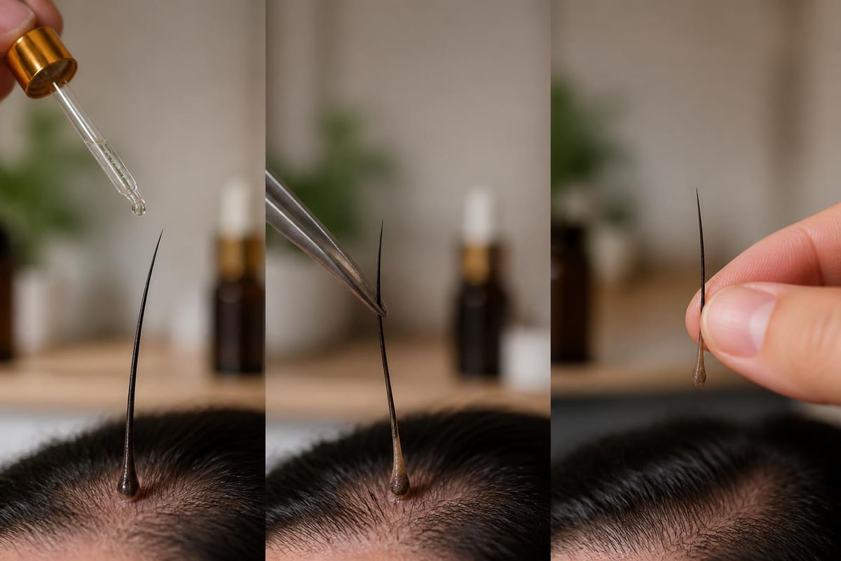 Diagram of anagen catagen and telogen hair growth cycle phases explaining hair regrowth biology