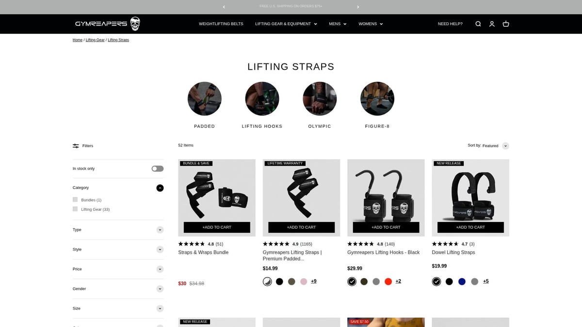 7 Best Lifting Weight Straps to Boost Your 2026 Workouts - Gymreapers Lifting Straps