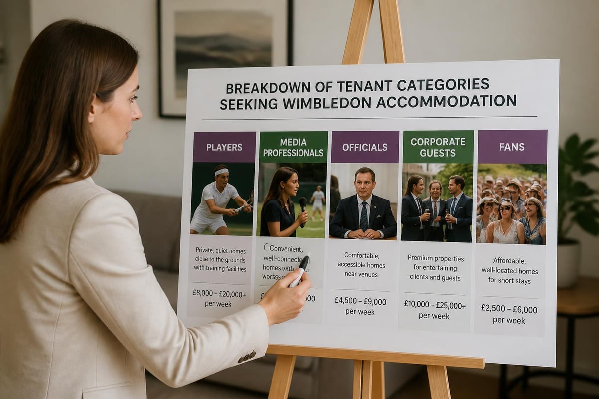Wimbledon rental market segments