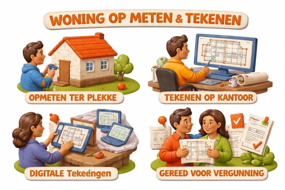 Proces nieuwe tekeningen maken