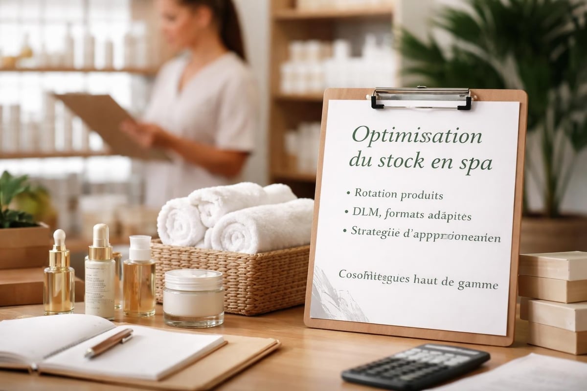Gestion stock cosmétiques spa