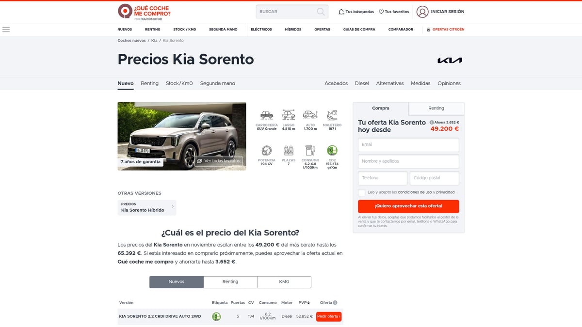 Top 8 Most Recommended 7-Seater SUVs in 2026 - Kia Sorento