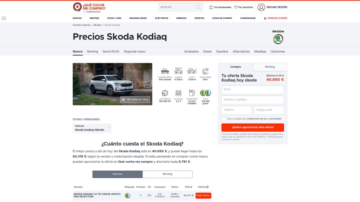 Top 8 Most Recommended 7-Seater SUVs in 2026 - Skoda Kodiaq