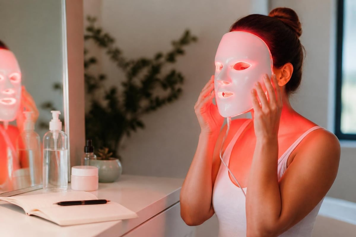 Daily red light therapy routine