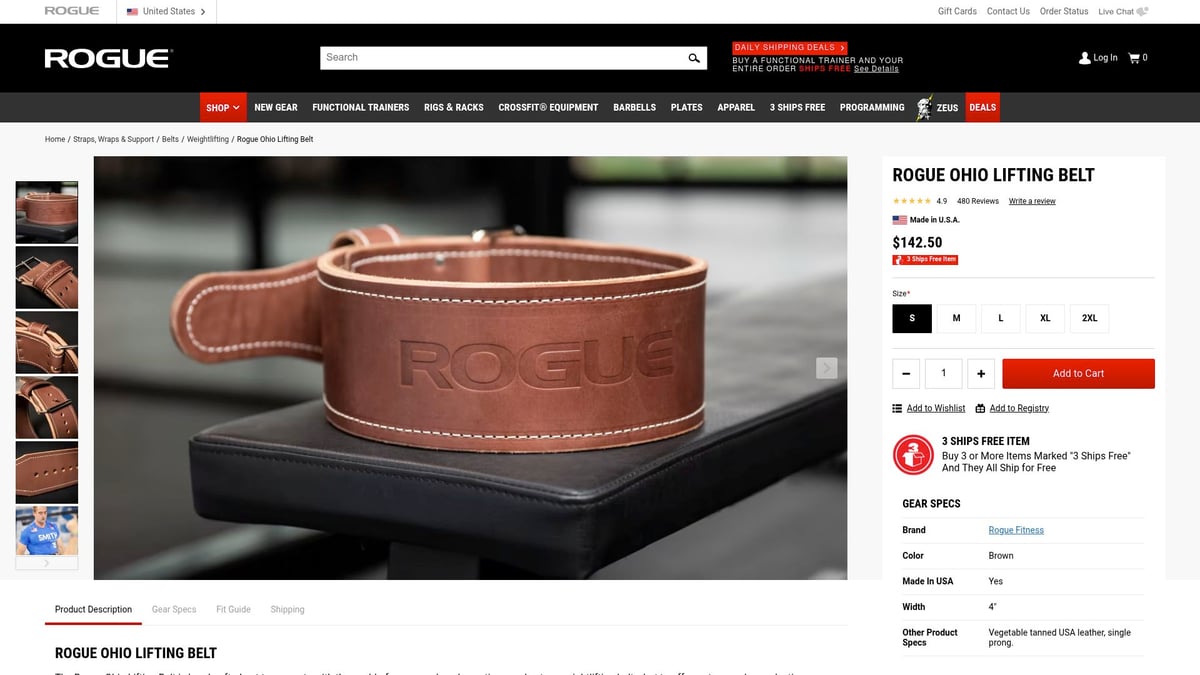 Top 10 Best Weightlifting Belt Picks for 2025 - Rogue Fitness Ohio Lifting Belt