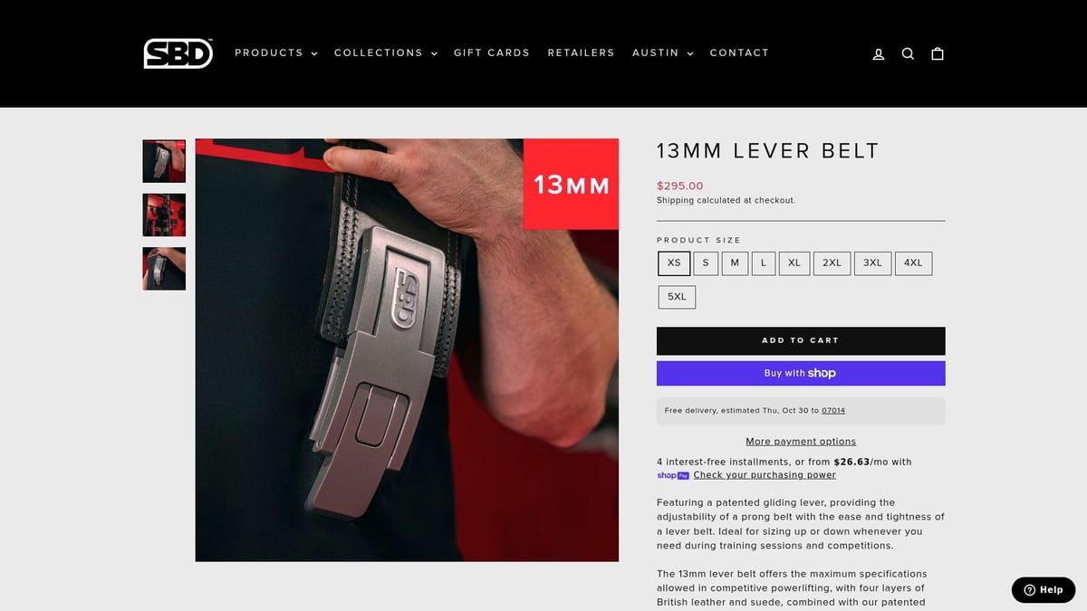 Top 10 Best Weightlifting Belt Picks for 2025 - SBD 13mm Lever Belt