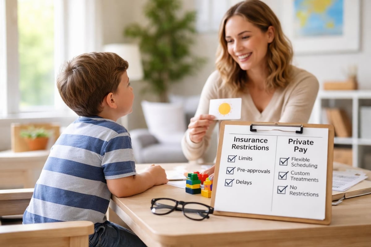 Private pay speech therapy benefits