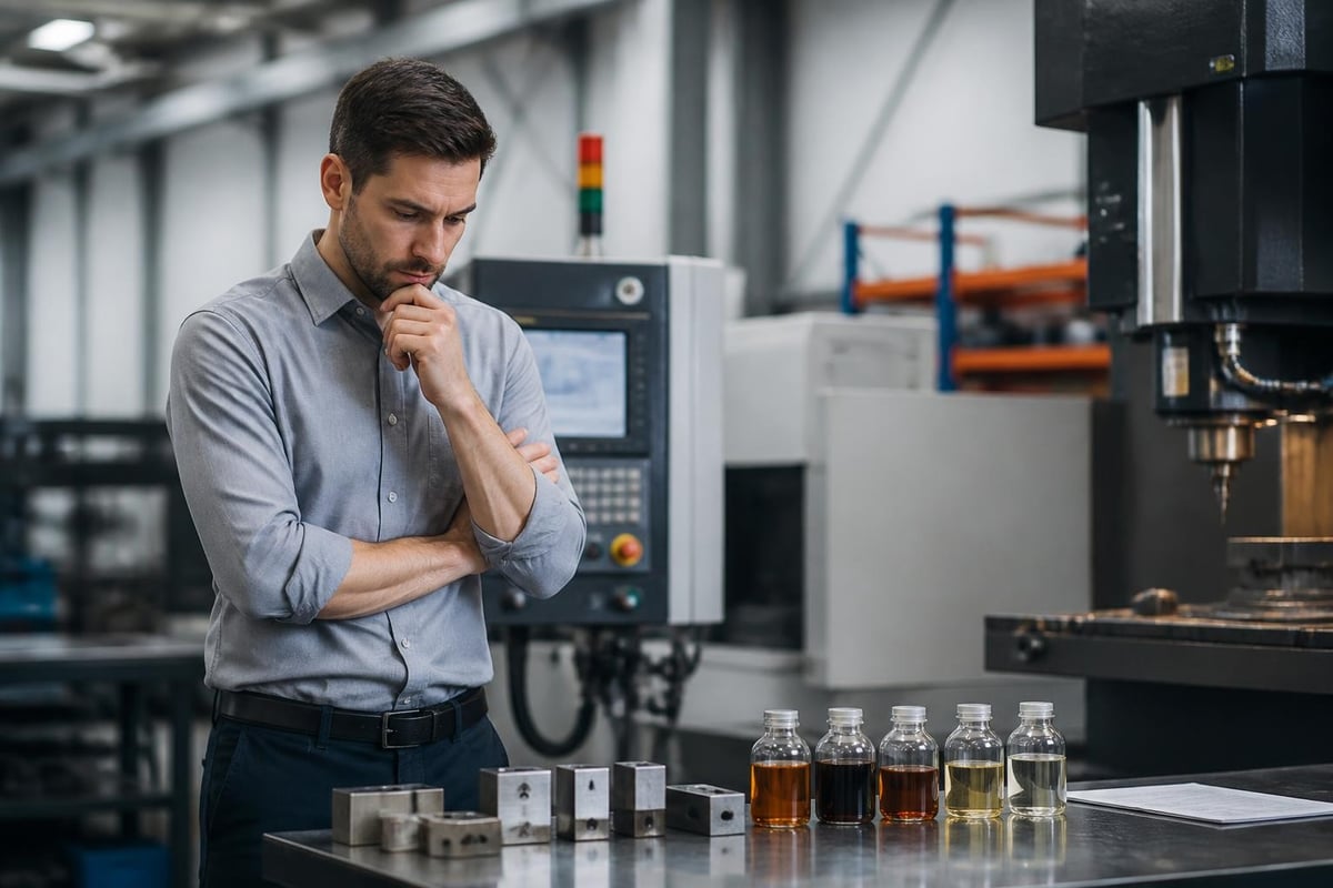 Cutting lubricant selection factors