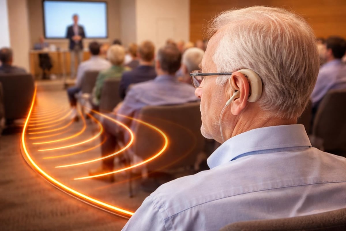 Hearing loop electromagnetic field transmission