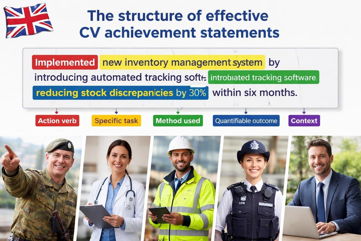 Achievement statement formula