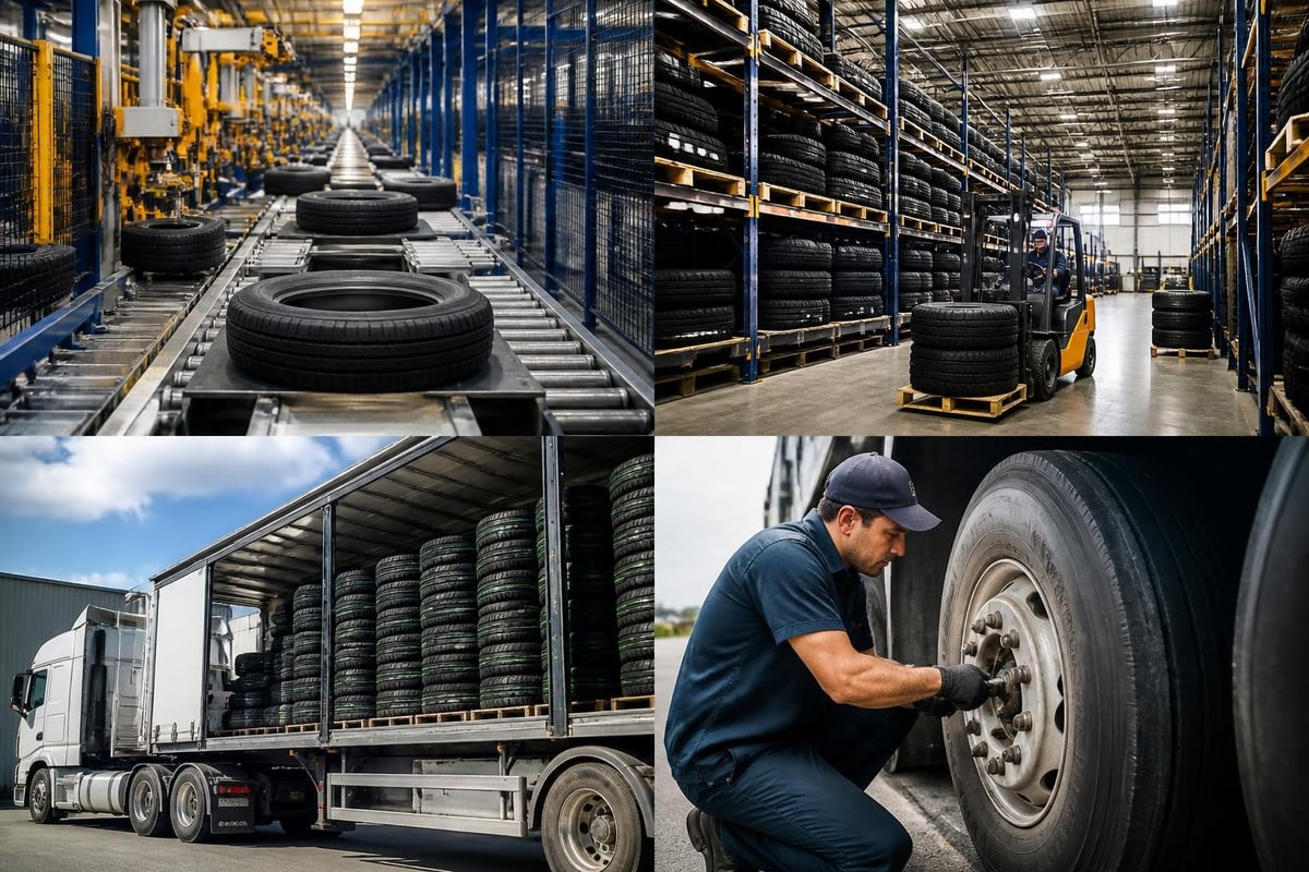 Commercial Truck Tires Wholesale: Complete 2026 Guide 2 Commercial tire distribution channels
