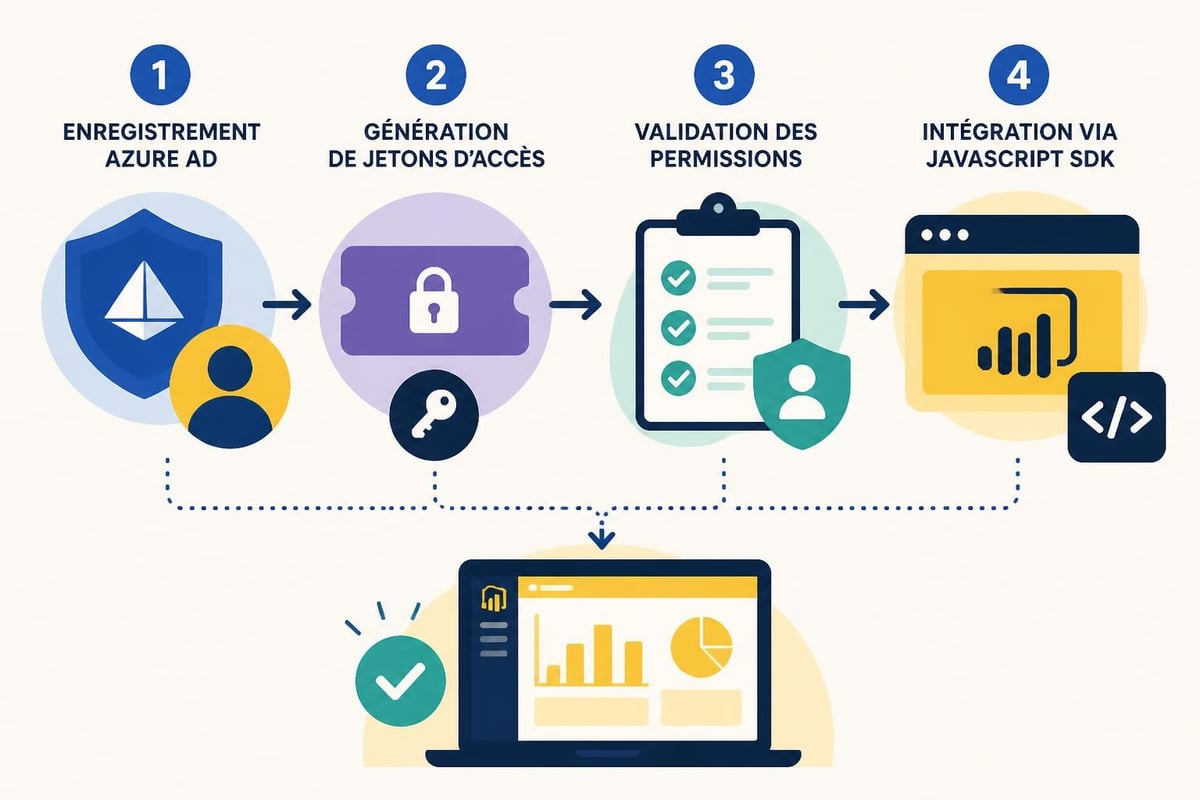 Power BI Embedded authentication workflow
