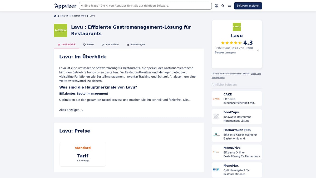Top 10 Gastro Software 2025: Die Besten Lösungen Im Überblick - Lavu