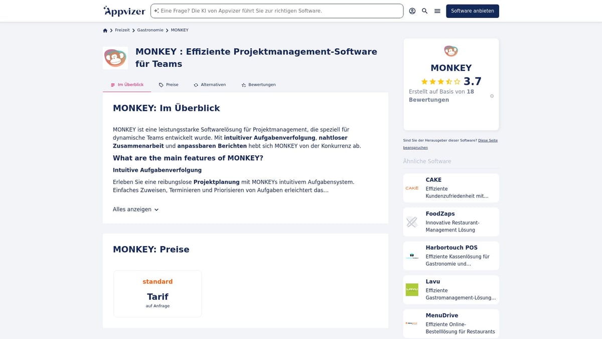 Top 10 Gastro Software 2025: Die Besten Lösungen Im Überblick - MONKEY