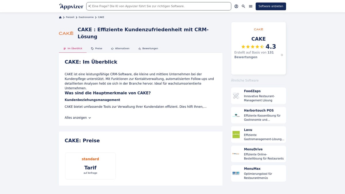 Top 10 Gastro Software 2025: Die Besten Lösungen Im Überblick - CAKE Point of Sale