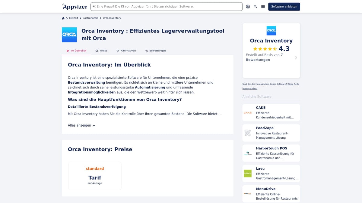 Top 10 Gastro Software 2025: Die Besten Lösungen Im Überblick - Orca Inventory