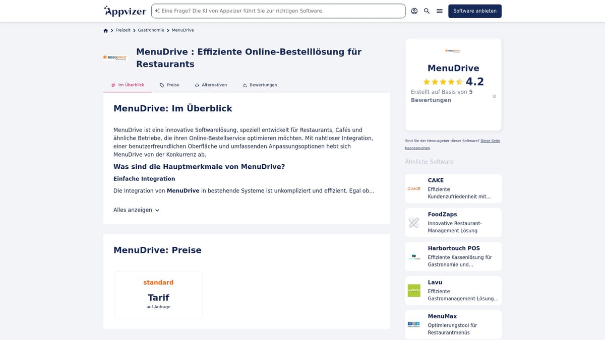 Top 10 Gastro Software 2025: Die Besten Lösungen Im Überblick - MenuDrive