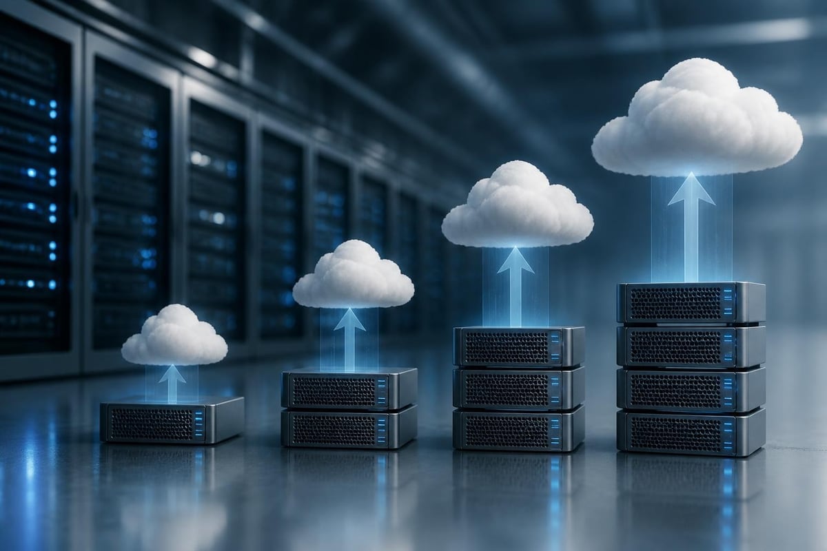 Cloud-Skalierung Prozess
