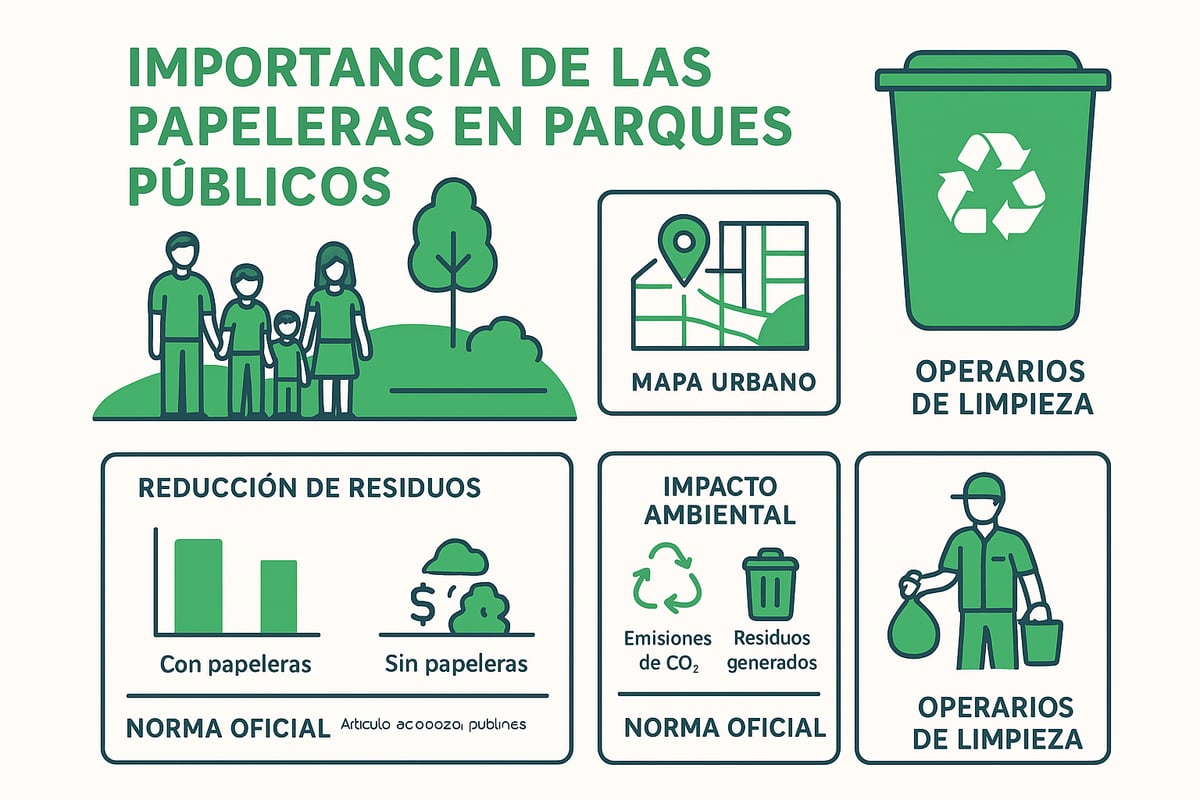Importancia de las Papeleras en Parques Públicos