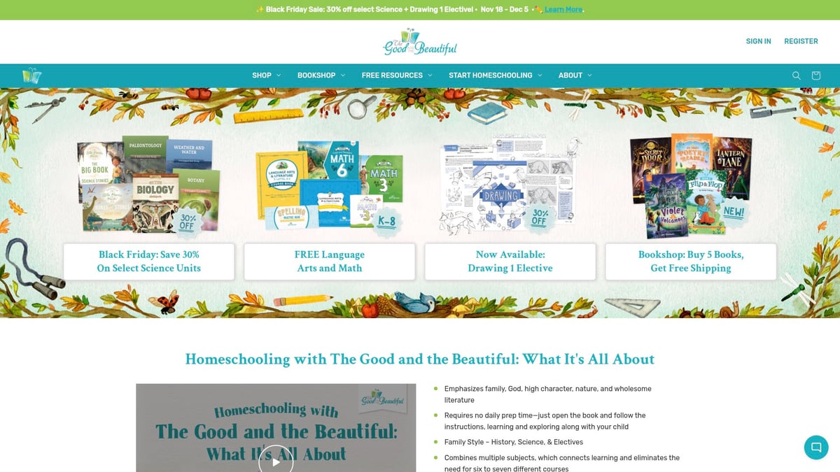 9 Must-Have Homeschool Curriculum Materials for 2026 - The Good and The Beautiful Curriculum