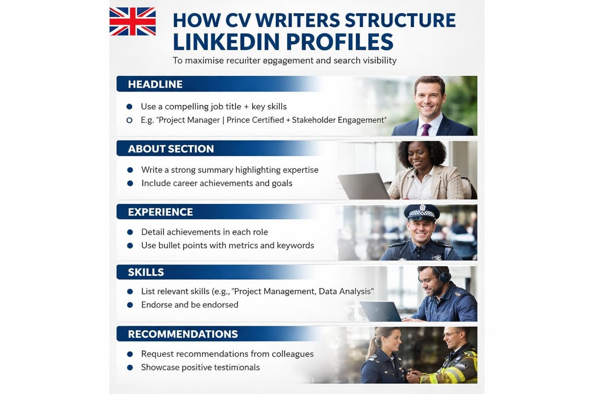 LinkedIn profile sections