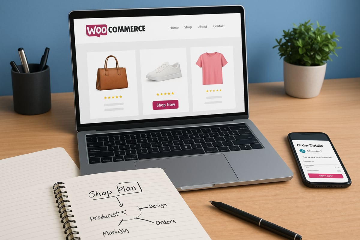 <span style="color:#3882DB">WooCommerce Shop Schritt Für Schritt Einrichten</span>