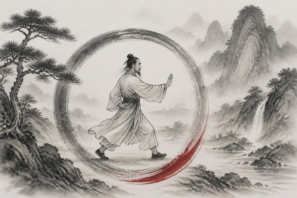 Baguazhang circle walking practice