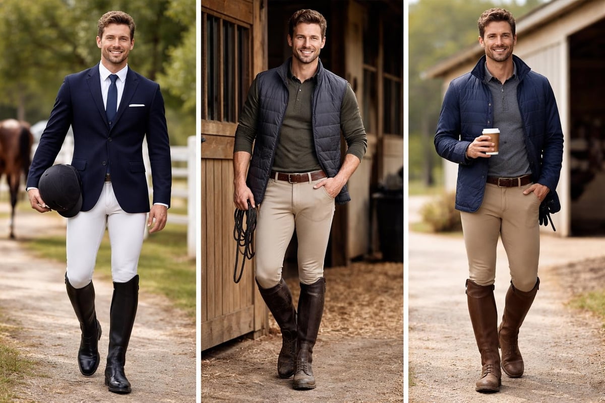 Versatile riding trouser styles