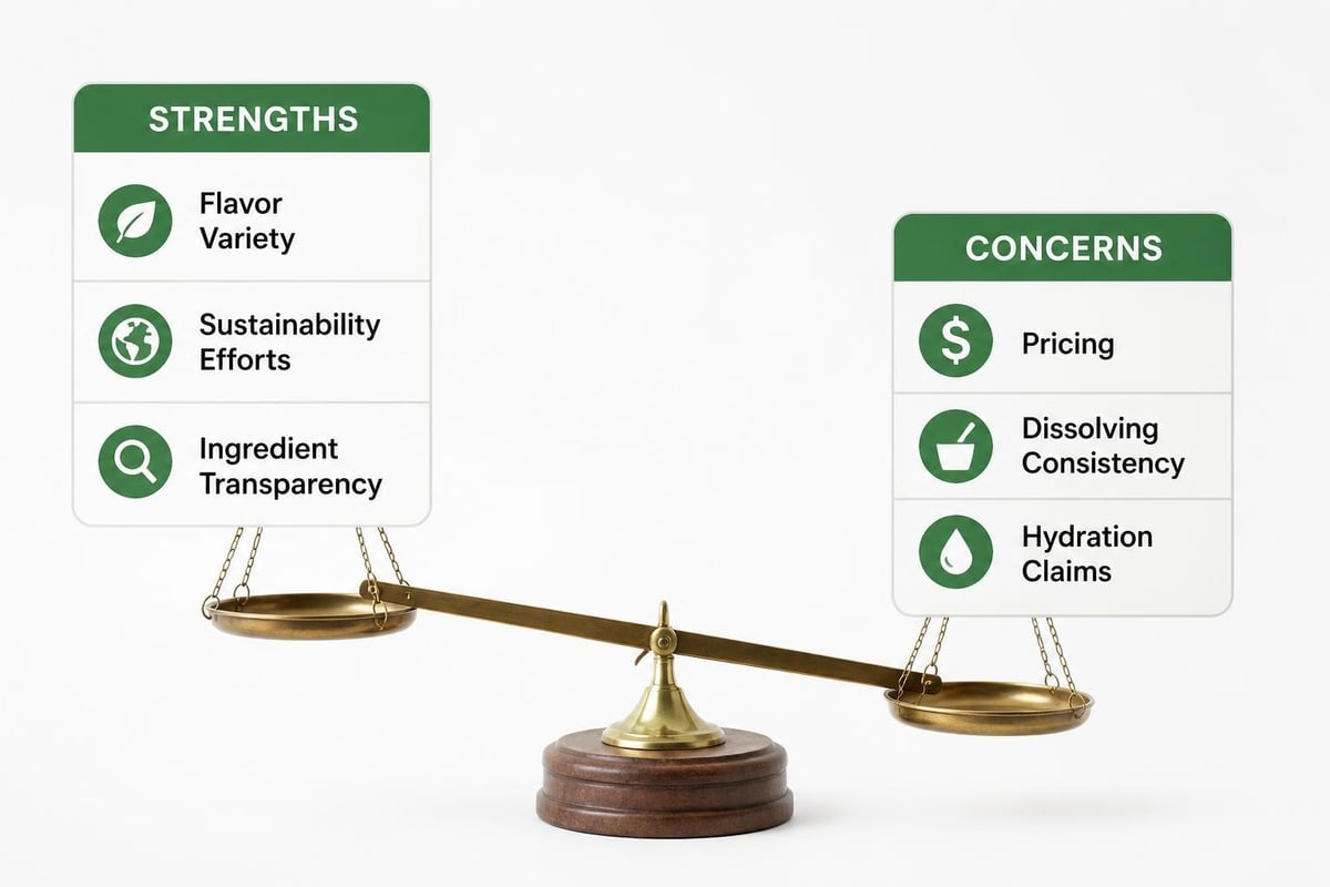 Waterdrop strengths and concerns