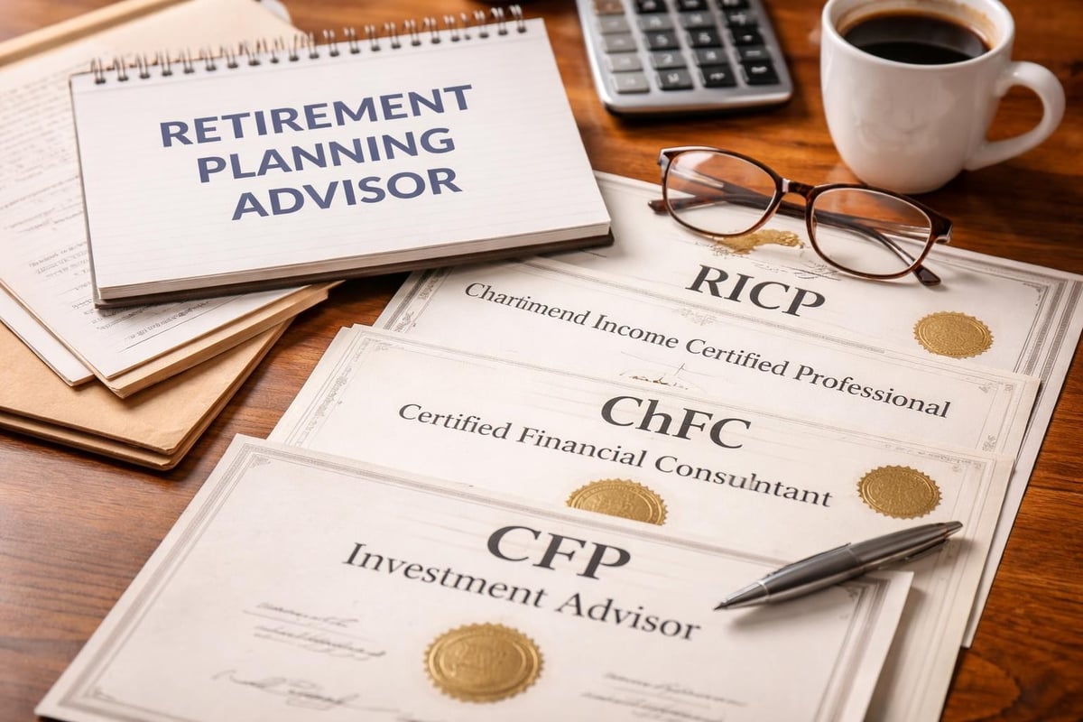 Financial advisor credentials