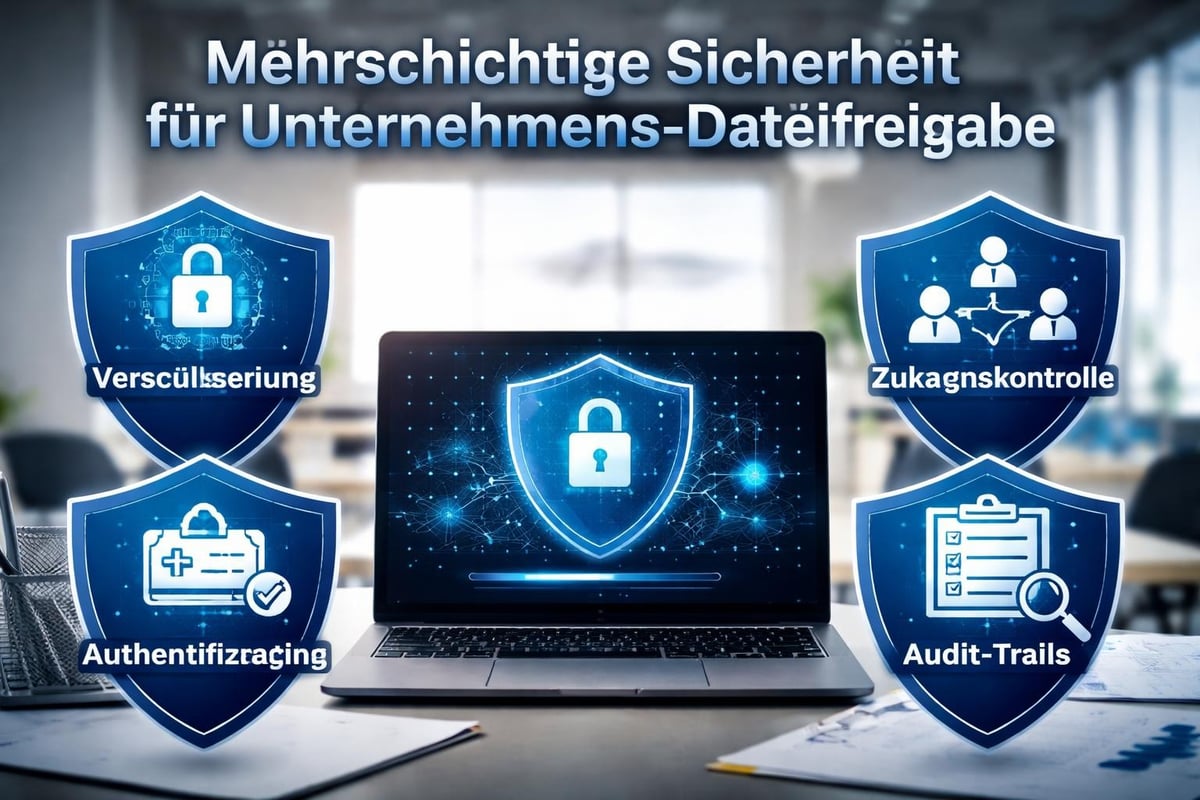 Sicherheitsebenen beim Dateiaustausch