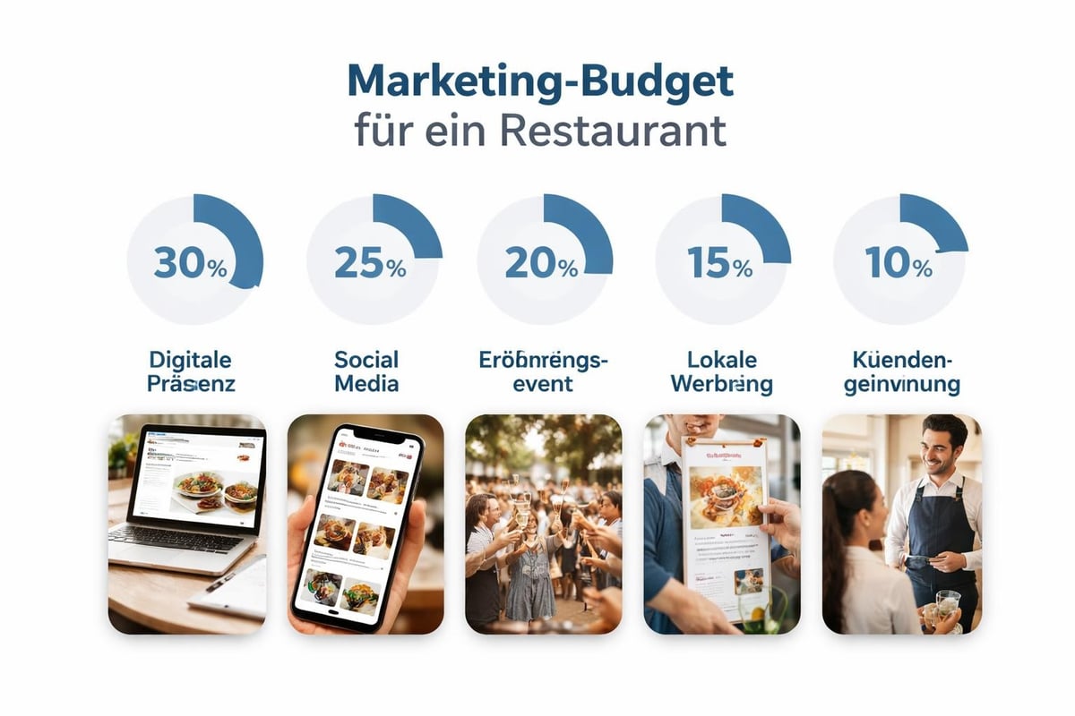 Restaurant Marketing Budget Verteilung