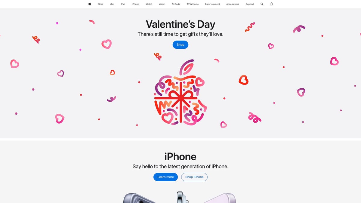 7 Inspirierende Beispiele Für Webseiten, Die 2026 Begeistern - Apple – Interaktive Produktpräsentation