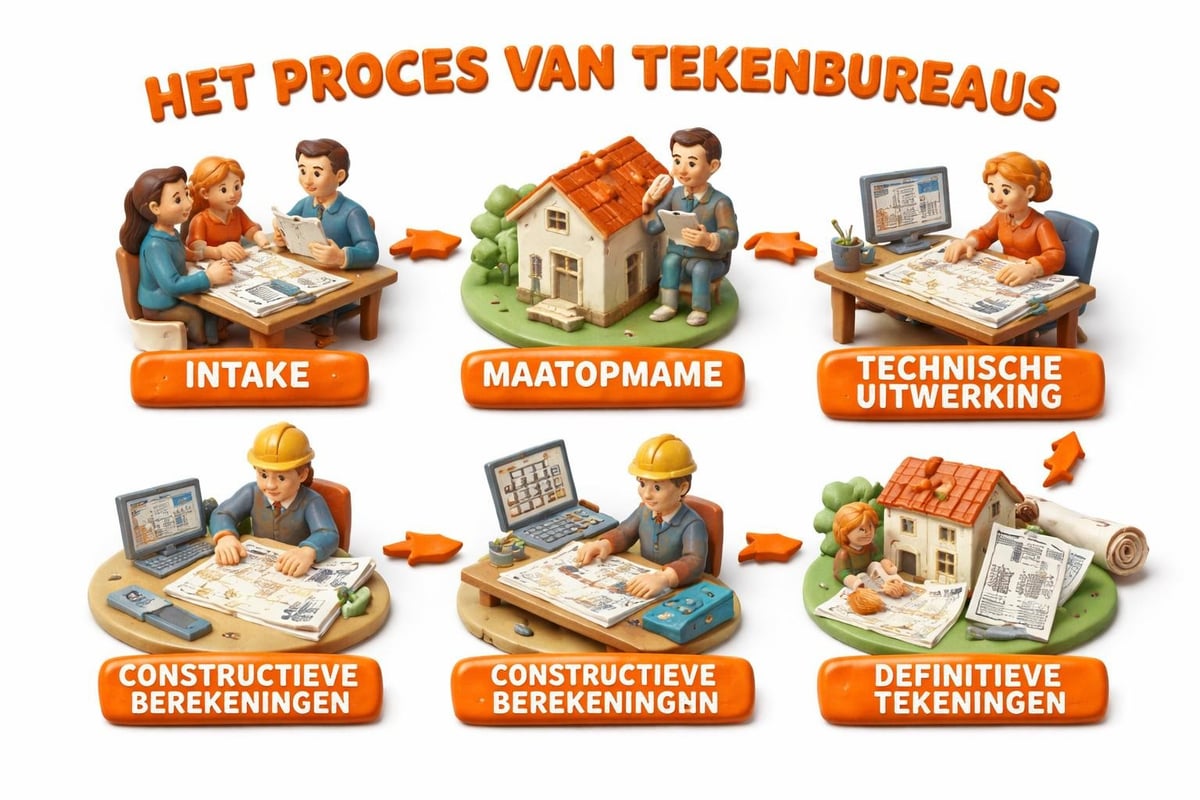 Workflow tekenbureaus voor omgevingsvergunningen