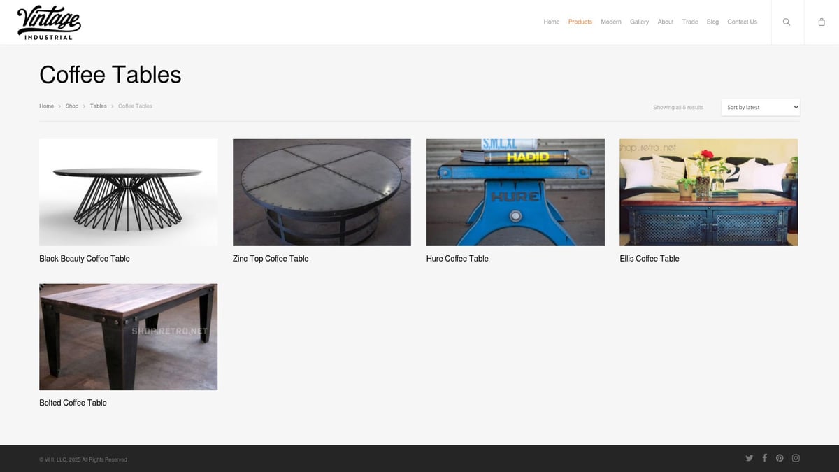7 Best Industrial Table Coffee Designs for 2025 Homes - Bolted Coffee Table with Walnut Top – $1,250