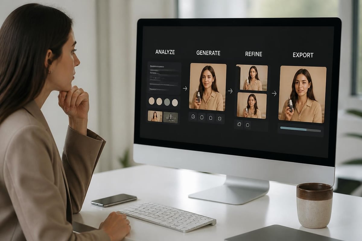 AI video generation workflow