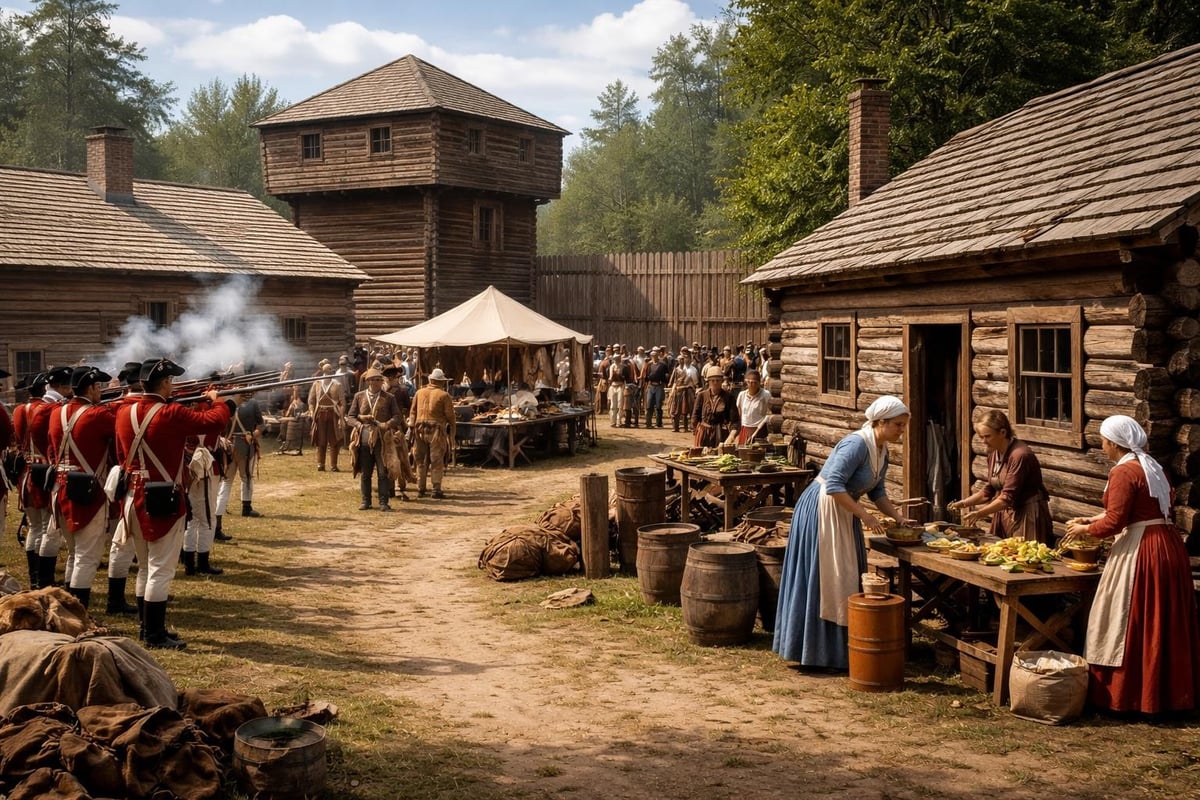 Colonial daily life activities