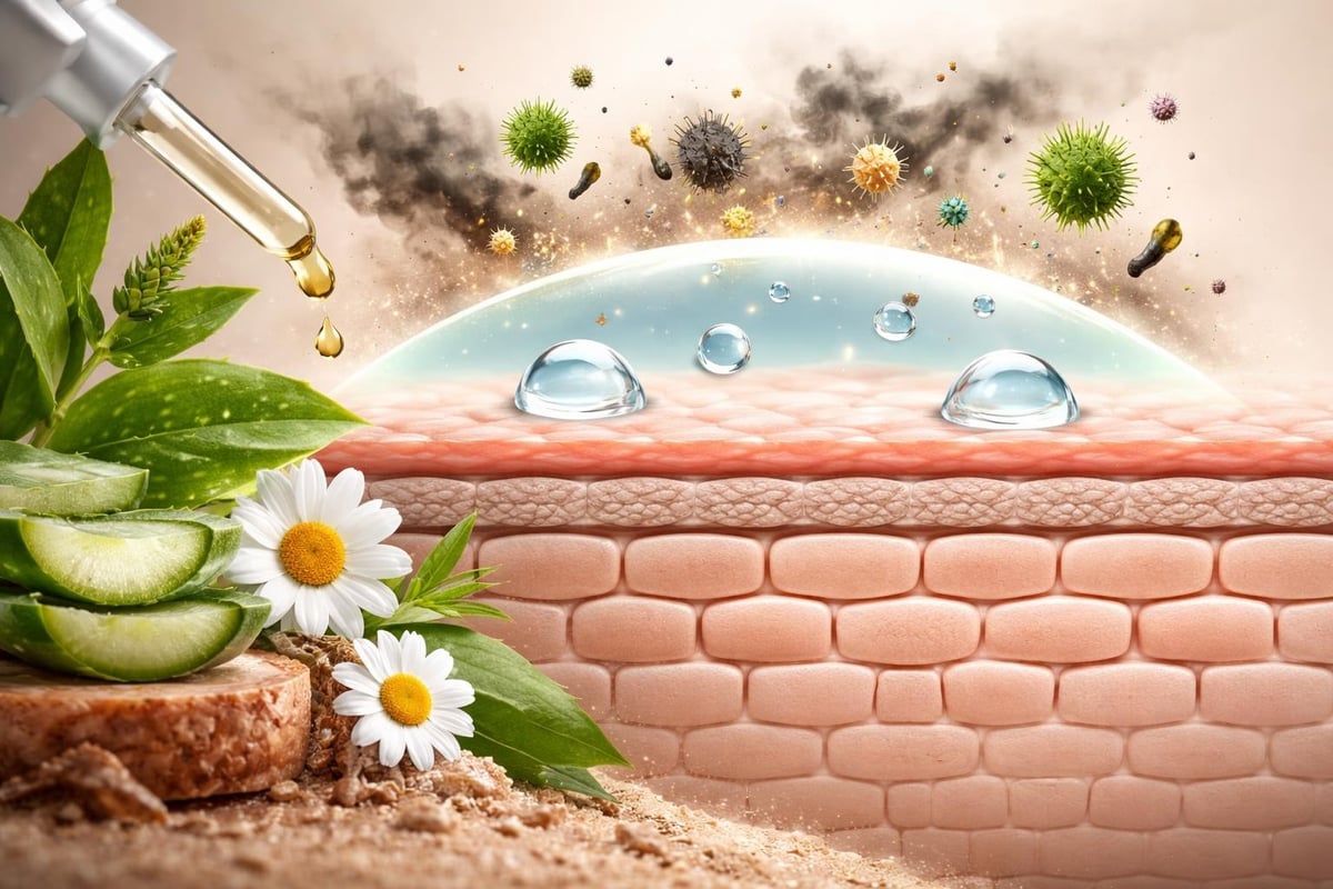 Sensitive skin barrier protection