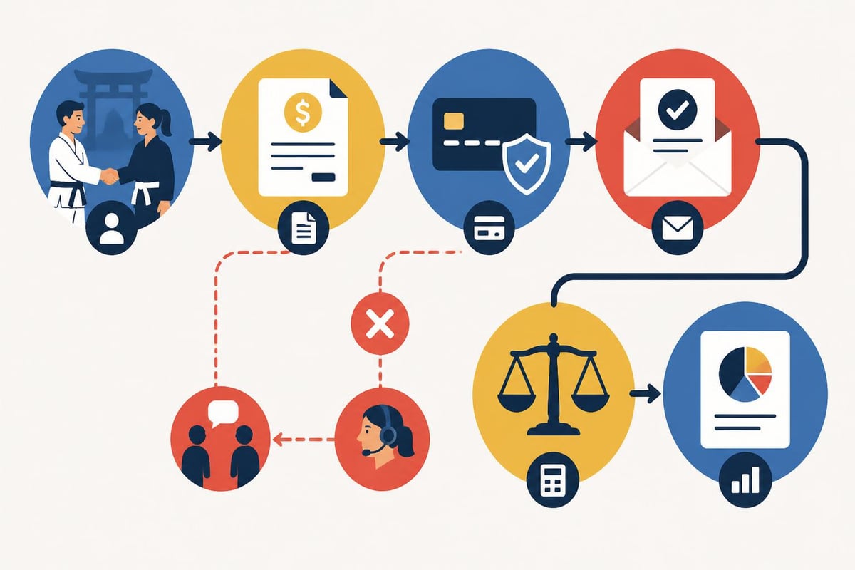 Payment tracking workflow diagram