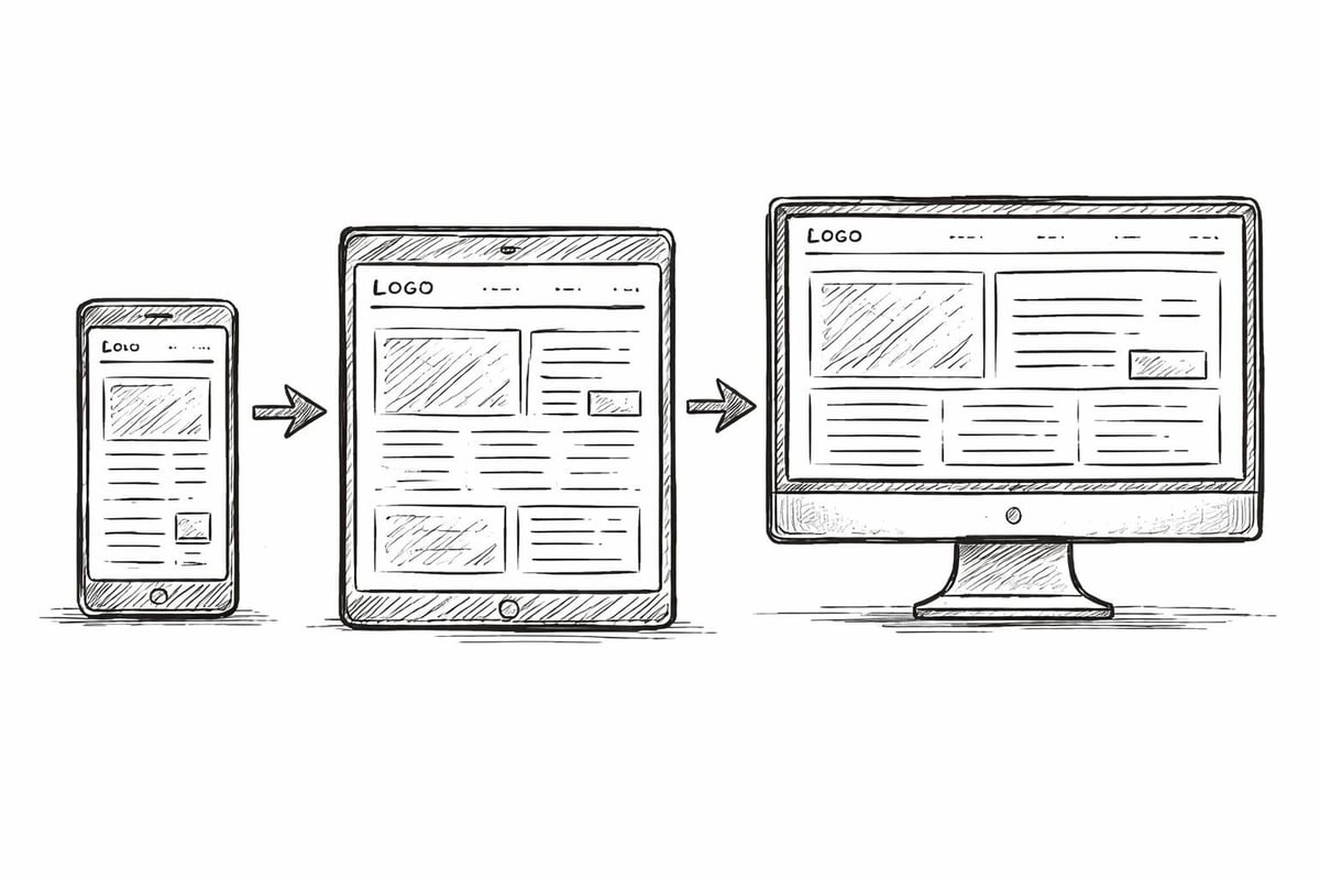Responsive web design approach
