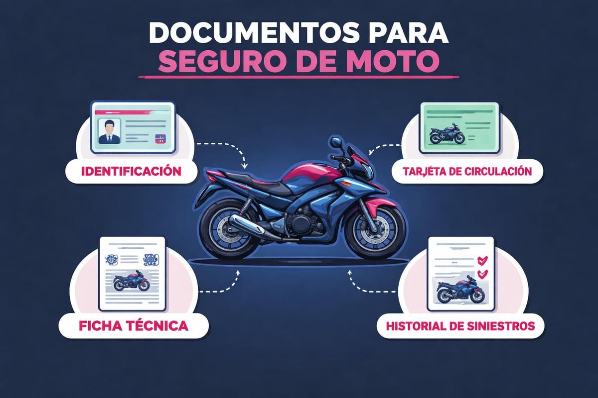 Documentación para contratar seguro de moto