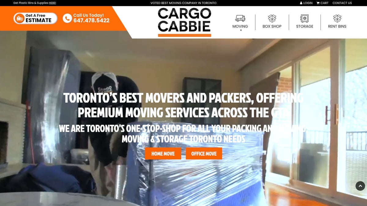 7 Essential Moving Companies in the GTA for Stress-Free Moves - Cargo Cabbie