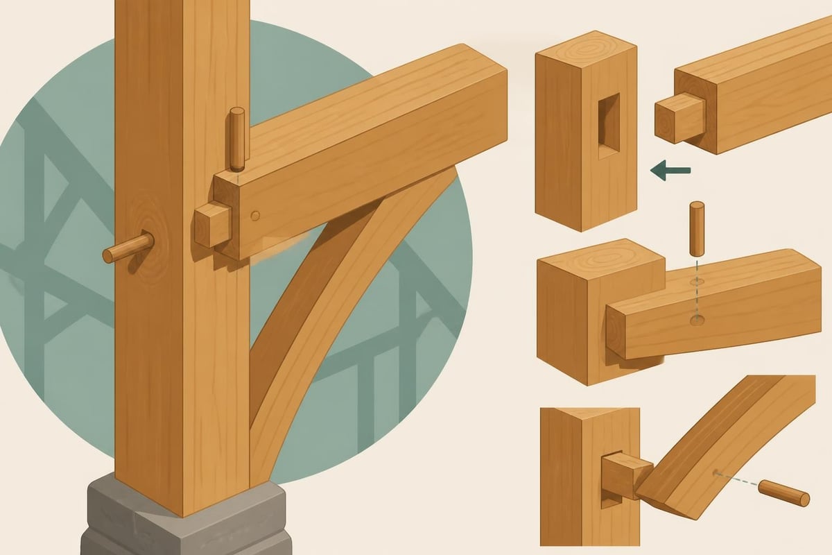 Traditional timber frame joinery