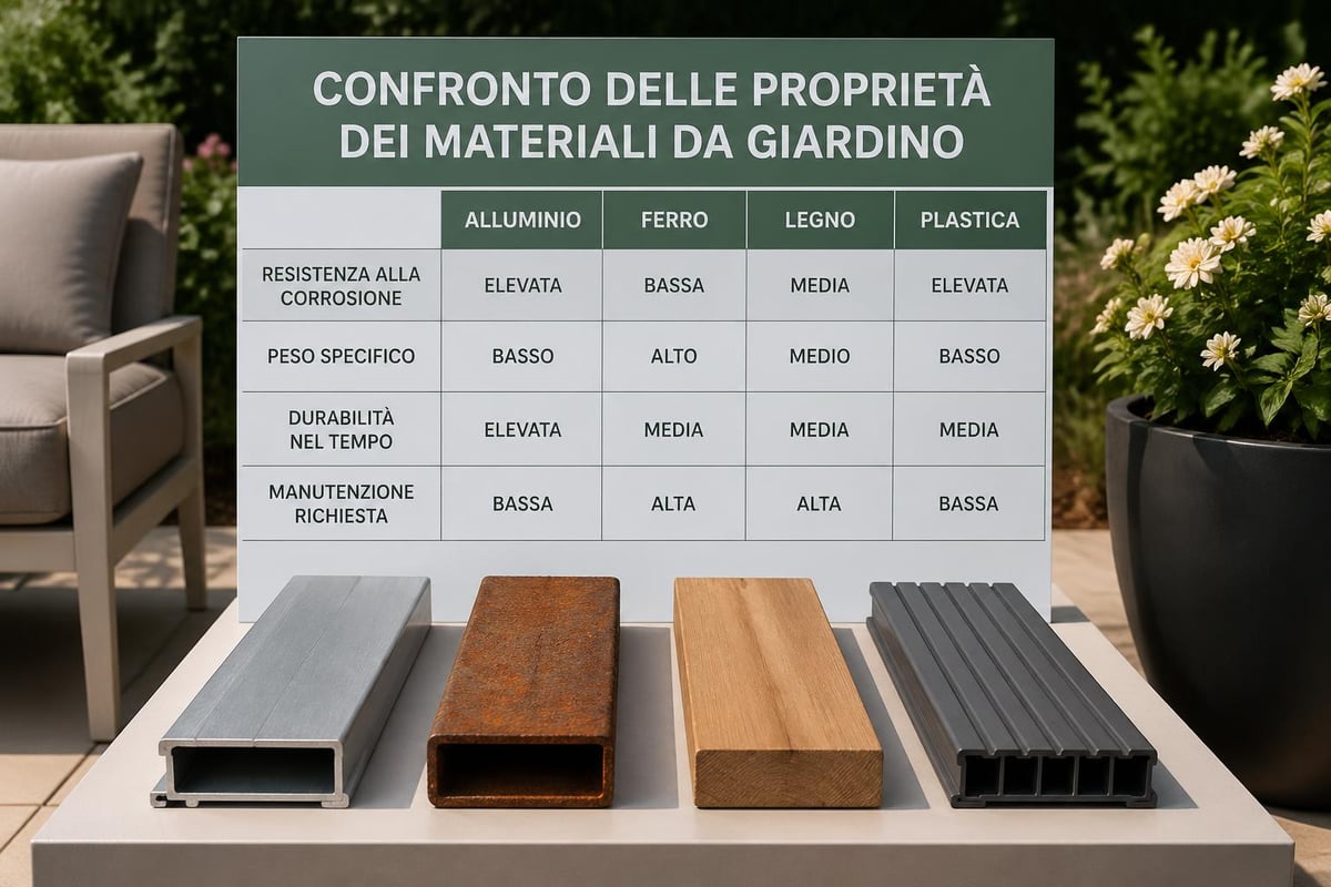 Vantaggi tecnici alluminio outdoor