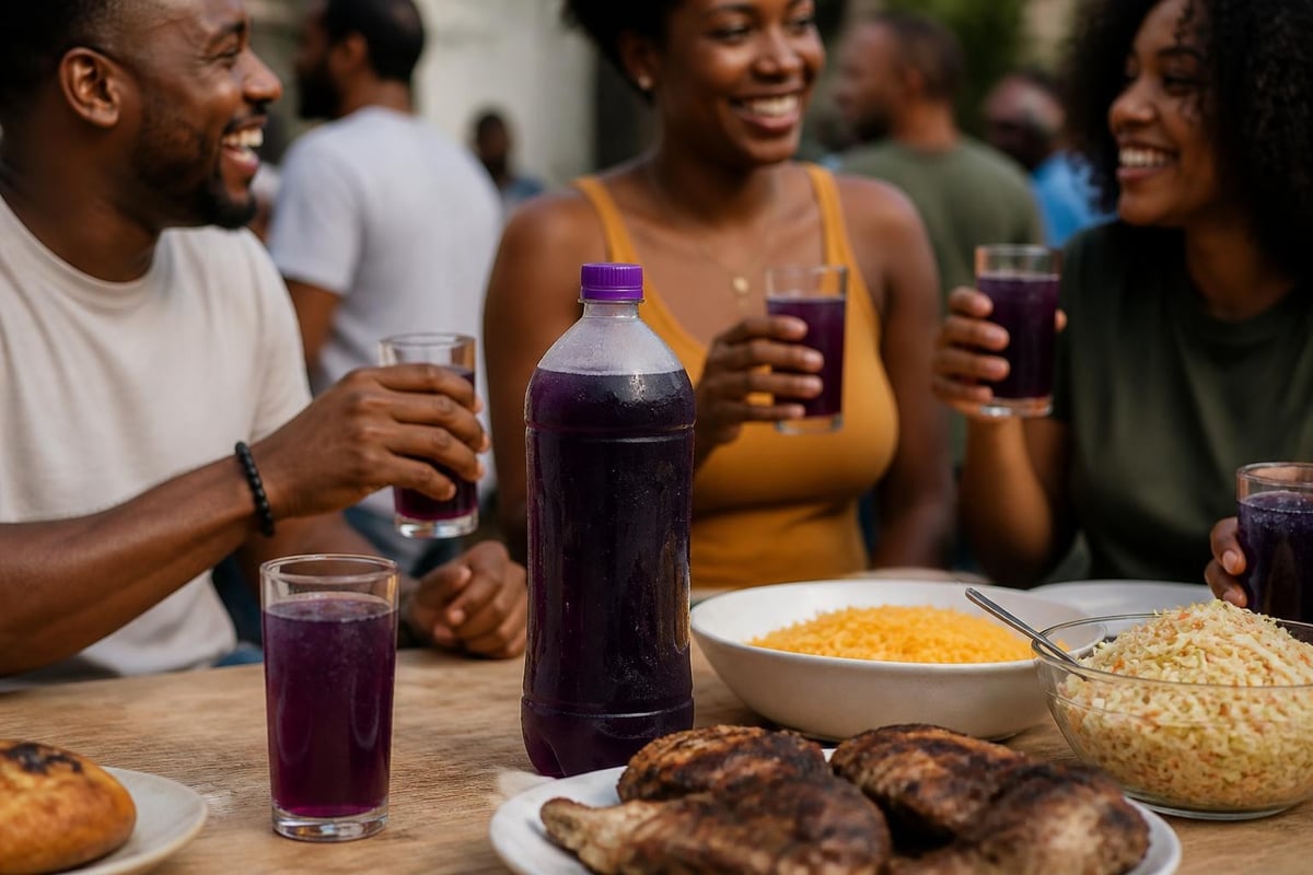 Grape Fanta at South African gatherings