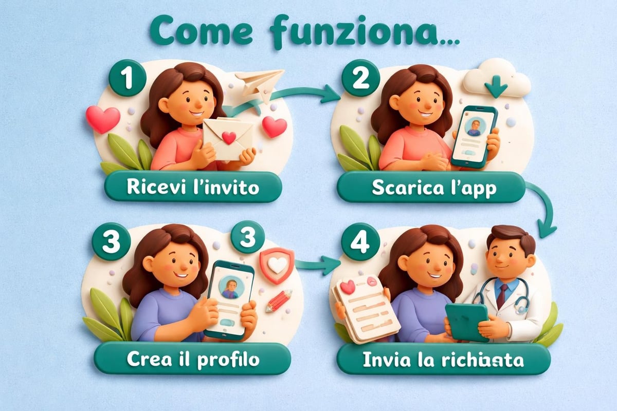 Patient onboarding journey for healthcare platform