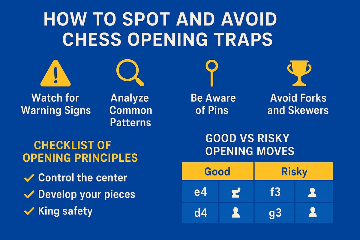 How to Spot and Avoid Chess Opening Traps