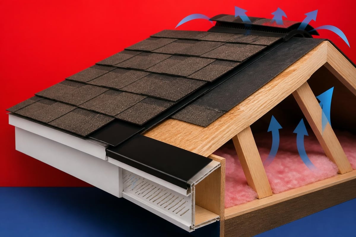 Roof component layers