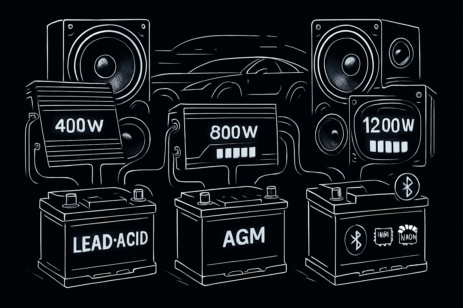 Types of Car Batteries for Audio Systems