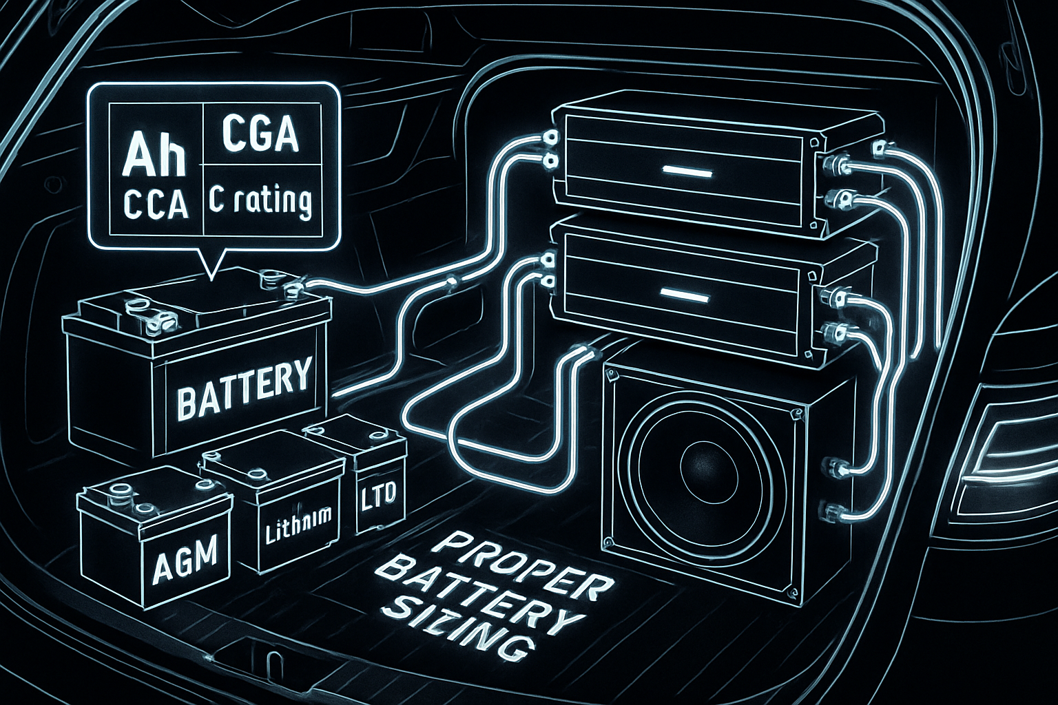 Sizing and Selecting the Ideal Car Audio Battery